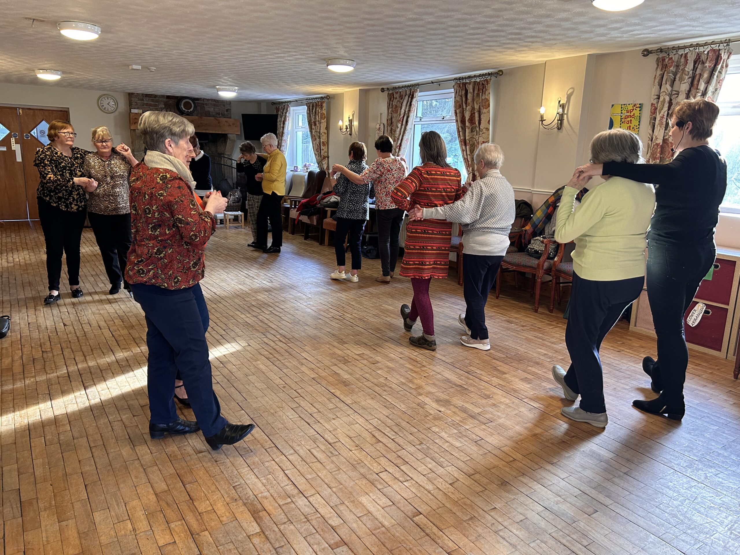 Members dancing